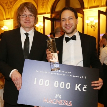 Cenu Magnesia za nejlepší studentský film a s ní spojenou odměnu 100.000 Kč získal Jakub Kouřil za svůj animovaný počin Malý Custeau.