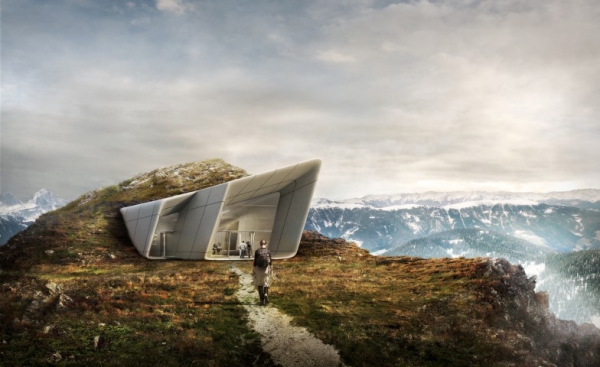 Na vrcholu Kronplatzu bude v létě otevřeno muzeum Reinholda Messnera, které navrhla slavná architektka Zaha Hadidová