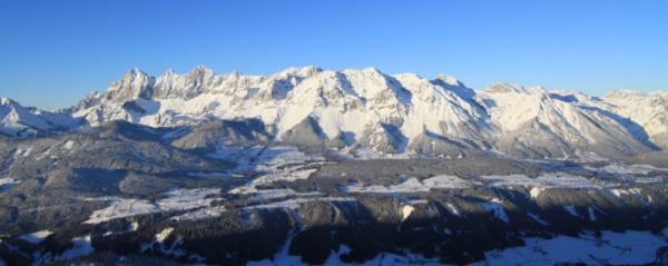 Ramsau i Schladming leží pod majestátním ledovcem Dachstein